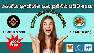 Earn Free BNB & CAKE Coin / High Paying 2 Sites (Limited Time only)