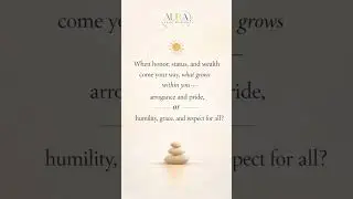 When Honor, Status & Wealth Grow &mdash; What Grows Inside You? #wisdomquotes
