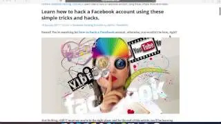 Facebook Hacking Methods exposed