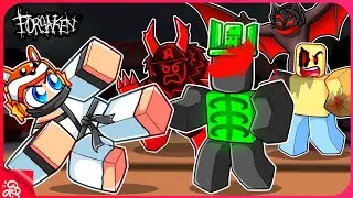 SOU ARTISTA MARCIAL CONTRA TODOS OS MONSTROS DO FORSAKEN😎