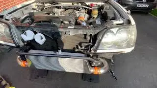 Toyota Crown Athlete V - JZS171W - Greddy front mount intercooler fitted