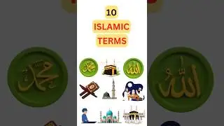 10 islamic terms #viralvideo #quiz #Allah #quran #islam #english