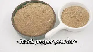 Pure Black Pepper Powder For Sale #blackpepperpowder