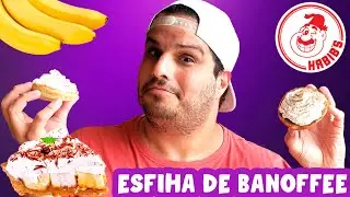 PROVANDO a NOVA ESFIHA BANOFFEE do HABIBS - BOA HABIB&Atilde;O!