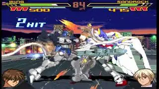 Gundam Battle Assault 2 | Wing Gundam vs Gundam Sandrock | PS1 Gameplay