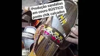 FABRICA&Ccedil;&Atilde;O CHINELOS COURO R&Uacute;STICO A TODO VAPOR ZAP 11 9 4821 5135 #SHORTS