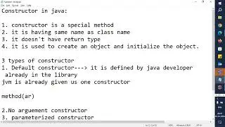 Default Constructor in Java