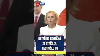 Kateřina Konečn&aacute; (Stačilo!) okomentovala v&yacute;sledek voleb.
