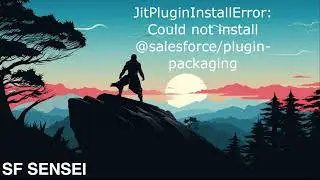 How to fix the JitPluginInstallError error using the SF command line utility | SF Sensei