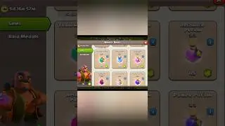 Resource potion Buy and Sell Rate #clashofclans #cocclasher #cocupdates #coc #minecraft #shorts