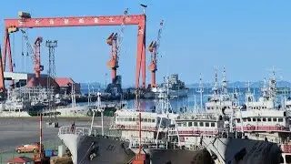 China&rsquo;s Shipbuilding Boom Boosts Navy, Pressures U.S. Allies｜TaiwanPlus News