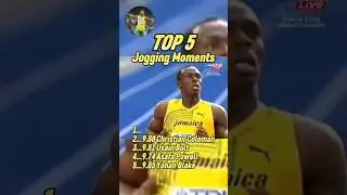 Top 5 Fastest Jogging Moments in Sprinting History!