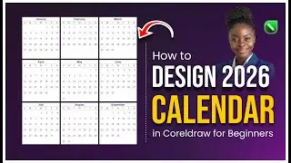 simple calendar design in coreldraw 2026