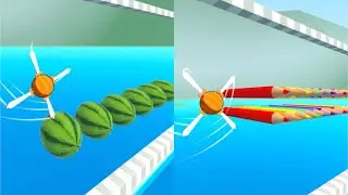 Swing Slice! Very Satisfying And Relaxing ASMR Slicing Game