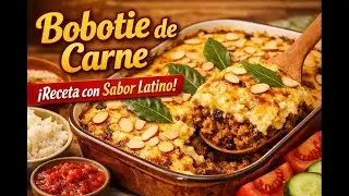 PREPARACIÓN Bobotié de carne Receta Exótica y Fácil con Sabor Latino #facil #Rapido #gratis