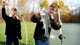 I Made a PVC Fishing Rod That Actually Works!
