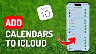 How to Add Calendars to iCloud - [IPhone 15 Pro]