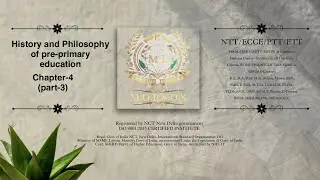 History and Philosophy of primary education 