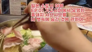 일본 소도시 가고시마 여행 EP.01 가고시마에서 유명한 흑돼지 샤브샤브를 내 뱃속에 숨긴 것에 관하여