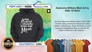 Awesome Military Mom Army Gifts 19 Shirt