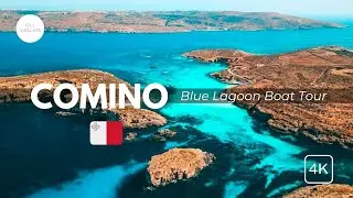 AN EPIC BOAT TOUR TO COMINO ISLAND BLUE LAGOON 🇲🇹 | Malta Adventure  4K 60 fps