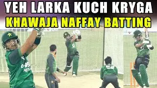 The Star Boy Khawaja Naffay net practice before 1st t20 against australia