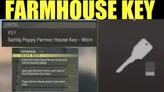 Enter the satttiq Poppy Farm House and loot the target laptop - Dmz (Poppy farm house key Location)