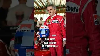 Alain Prost back in the Ferrari 643 🏁 #gulfhistoric #dubaigp #f1 #scuderiaferrari #alainprost