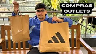 DE COMPRAS POR OUTLETS NIKE Y ADIDAS