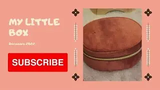 MY LITTLE BOX - D&eacute;cembre 2022 dans un joli vanity #boxaddict #pixi #vanity