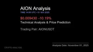 AION (AIONUSDT) Technical Analysis - Price Prediction & Buy or Sell November 01, 2025