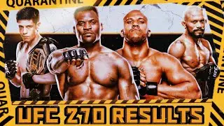 Aftermaths of UFC 270 - Fight highlights