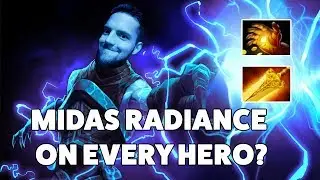 MIDAS RADIANCE ON EVERY HERO? - Waga plays mid Razor