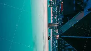 Tallinn, Estonia, Europe. vertical footage Time Lapse Time-lapse Of Cityscape. Transition From Night