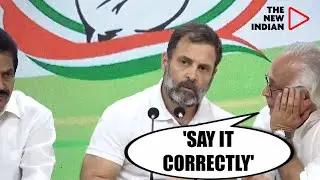 Caught On Mic: Jairam Ramesh Tutors Rahul Gandhi On What & How To Brief Media