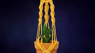 DIY: MACRAMÉ FÁCIL para MACETAS (Paso a Paso Principiantes)