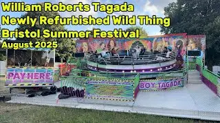 William Roberts Wild Thing Zodiac Tagada FunFair Ride @ Bristol Festival of Summer August 2025