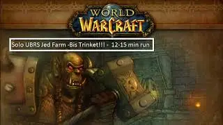 NERFED , wow classic mage solo jed in ubrs and farm trinket!