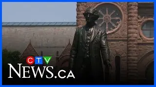 Controversial statue once again looks over the ground of Queen's Park