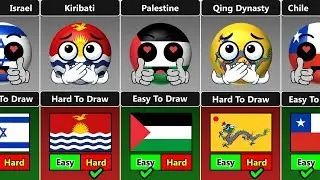Самый лёгкий флаг против самого сложного флага [Countryballs] - Часть 6
