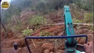 Extreme Excavator POV: Clearing a Forest & Cutting a Road Into a STEEP Mountain! #asmr #trending
