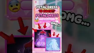 Платье-лепесток вернулось в DTI #roblox #dti #dresstoimpress #shorts