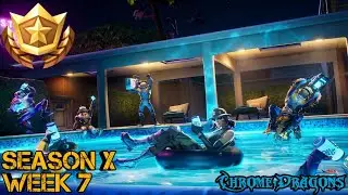 Season X Week 7 Secret Battle Star Location - Fortnite Battle Royale