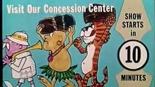 10 Minute Retro Drive-In Movie Intermission Vintage Ad Reel from Cult Classics!