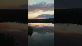 Закат в Карелии/Sunset in Karelia #путешествия  #travel #drone #travelrussia #sunset #стёжкидорожки