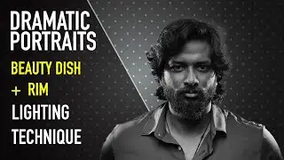 Mastering Beauty Dish Lighting + Rim Lights | Pro Portrait Dramatic Lighting Setup in Tamil