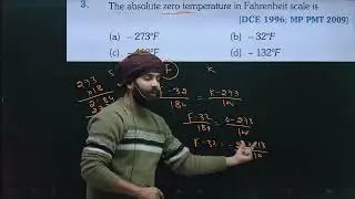 Q-3 NEET Thermometry thermal expansion and calorimetry from errorless: The absolute zero temperature