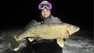Ice Camping Mille Lacs (INSANE BITE)