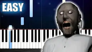 Granny Chapter 2 Theme - EASY Piano Tutorial by PlutaX