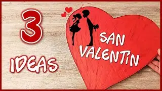 3 LINDOS ADORNOS PARA SAN VALENTÍN - Manualidades para el día del amor - Valentine's Day crafts